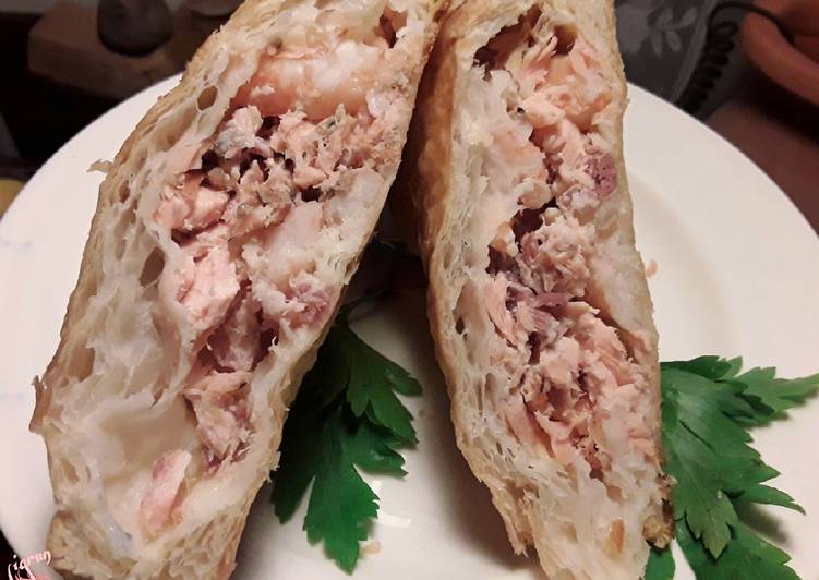 Recipe of Ultimate Sig&#39;s Salmon and Prawn Pasties