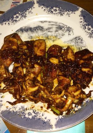 Foto resep Cumi bakar bumbu rujak