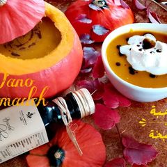 A picture of Pumpkin soup.
