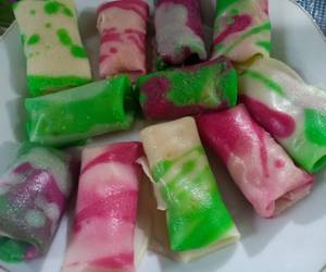 Cara Memasak Cepat Dadar gulung rainbow👍 Enak Bergizi