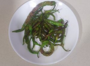Una foto de Piparras fritas