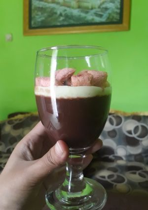 Foto resep Puding coklat vla vanilla with pillow