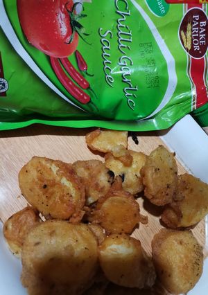 A picture of Crisp Potato Fritters🥔🥔.