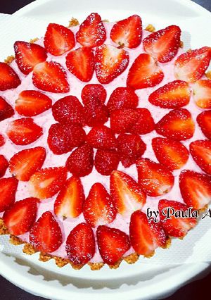 Foto resep Creamy Strawberry Pie