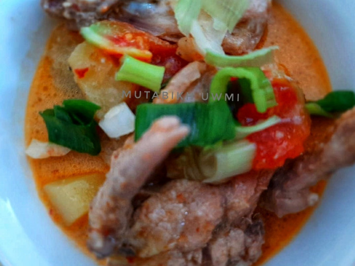 Cara Gampang Membuat Tongseng ayam kuah santan, Lezat