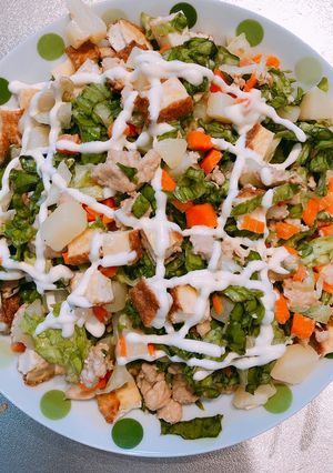 Hình của món Lại là salad thập cẩm 😂.