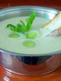 Crema de apio y poro (puerro)