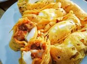 Gambar roti jala pandan
