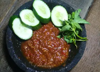 Masakan Populer Sambal Terasi/Tomat Gurih Mantul