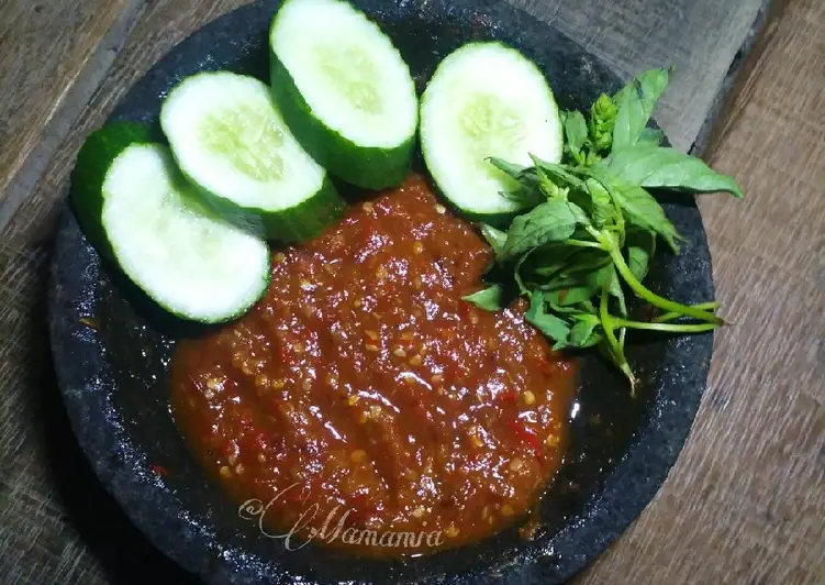 Resep Mudah Sambal Terasi/Tomat Enak dan Sehat