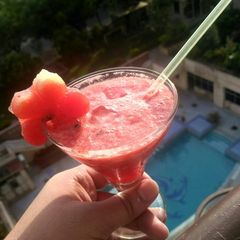 Watermelon juice A picture of Watermelon juice.