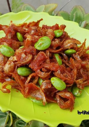 Foto resep Ikan Asin Balado Petai