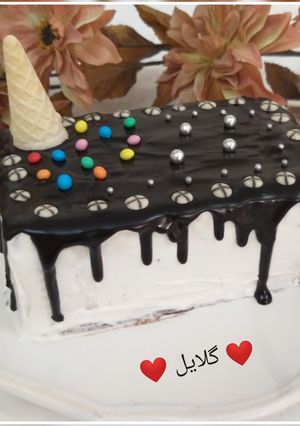 عکسی از دستور کیک یخچالی 😋