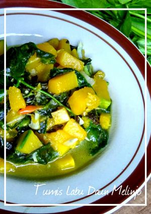 Foto resep Tumis Labu Daun Melinjo