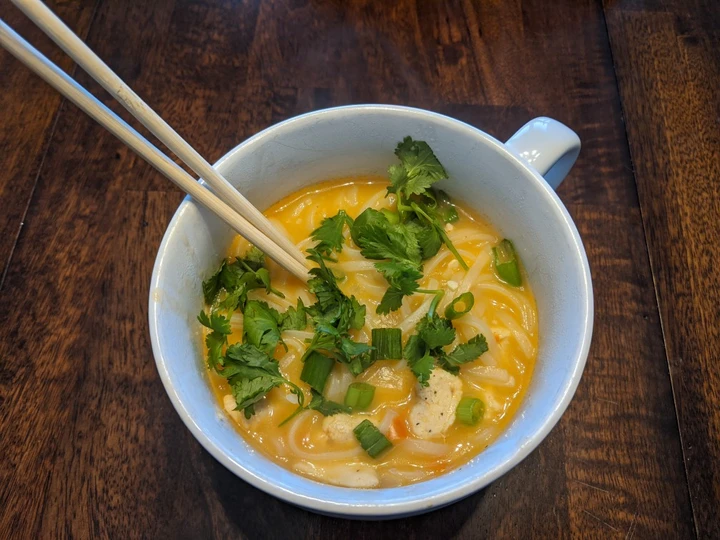 Easy Way Make Thai Red Curry Noodle Soup the Awesome  So Delicious
