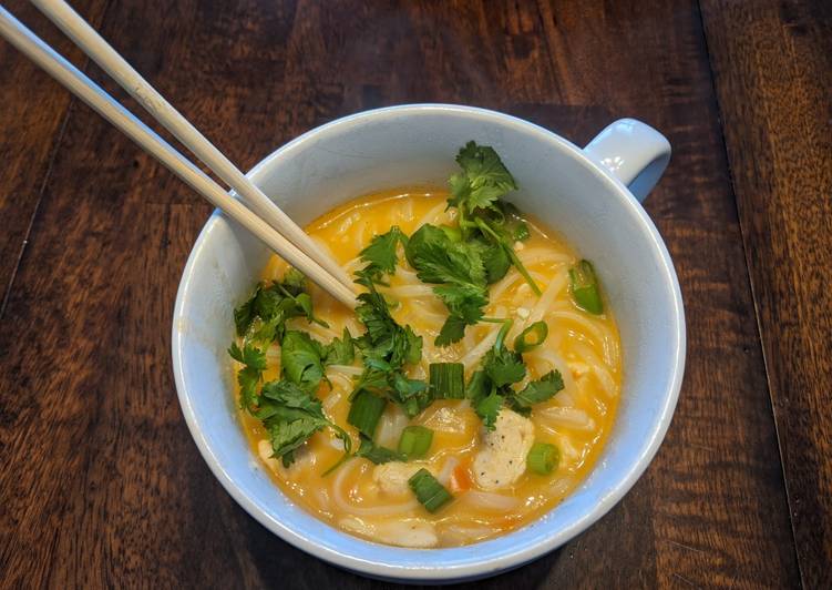 My Grandma Love This Thai Red Curry Noodle Soup