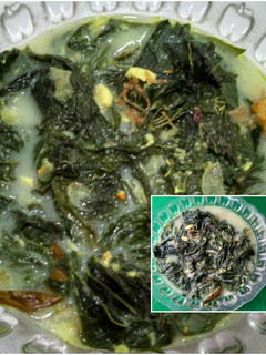 Foto resep Sayur daun singkong kuah santan