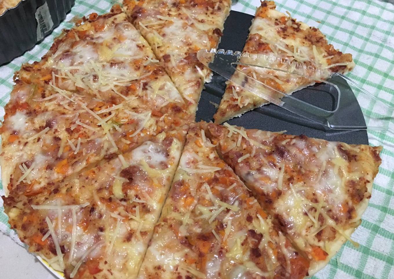 113. Pizza Panggang Oven (tanpa proofing)