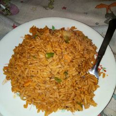 Jollof rice A picture of Jollof rice.