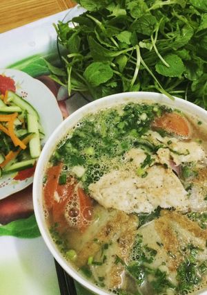 Hình của món Bún tôm.
