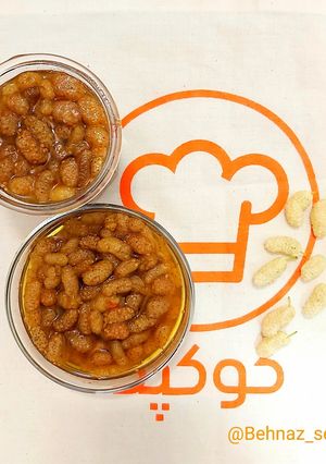عکسی از دستور مربا توت سفید