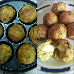 A picture of Potato cheese balls.