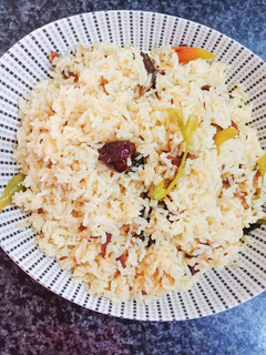 A picture of 3 spice- Lemon Rice.