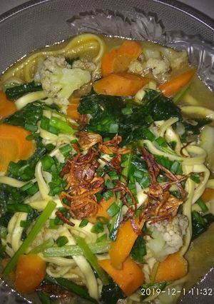 Foto resep Mie kuah jawa