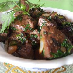 Easy Pan Fried Liver Recipe A picture of Easy Pan Fried Liver Recipe.