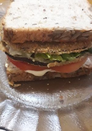 Una foto de Milanesas vegetarianas de berenjenas