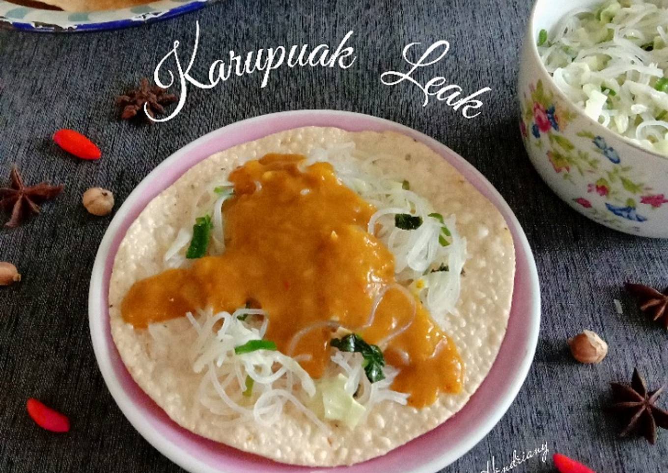 Karupuak Leak Khas Minang/Karupuak Kuah Sate
