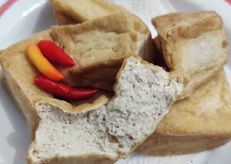 Langkah Mudah untuk Menyiapkan 6. Tahu Susu Homemade Simpel yang Lezat