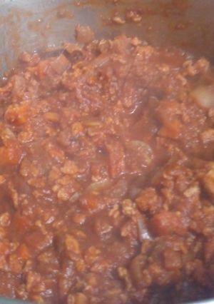 Una foto de Salsa vegana para pasta pero carnosa y sustanciosa!