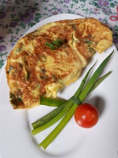 Foto resep Telur Dadar Daun Bawang