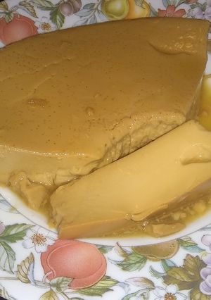 Una foto de Flan de Dulce de Leche
