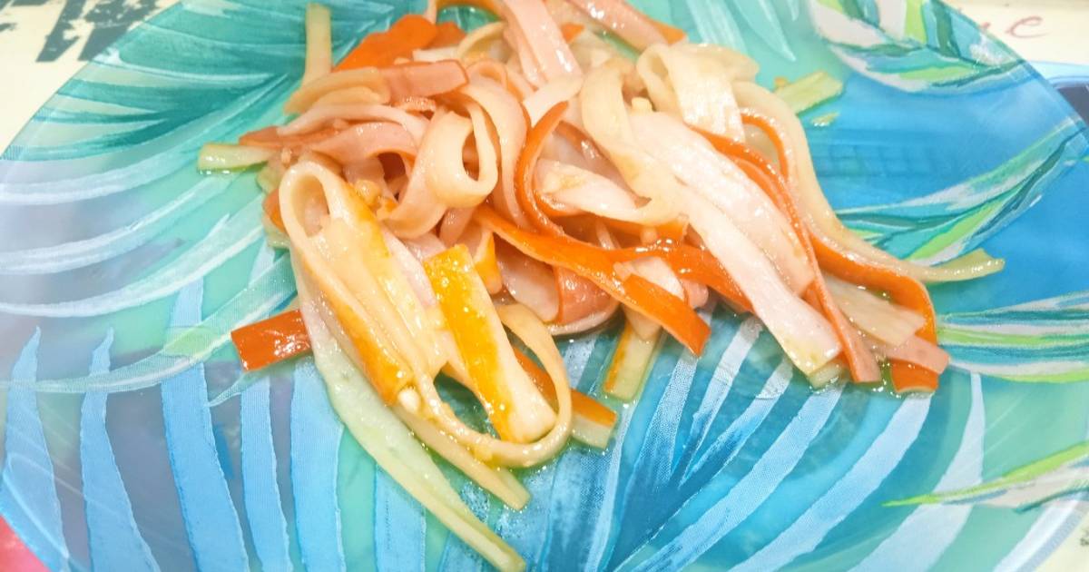 Surimi al ajillo Receta de Evita Cookpad