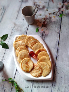 A picture of Eggless mini pancake.