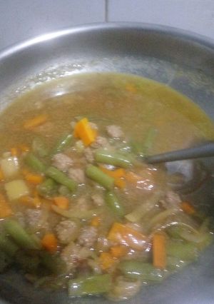 Foto resep Sayur sehat bola daging