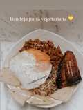 Bandeja paisa vegetariana para el alma ✨