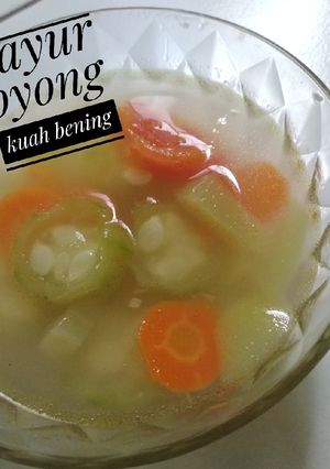 Foto resep Sayur oyong kuah bening
