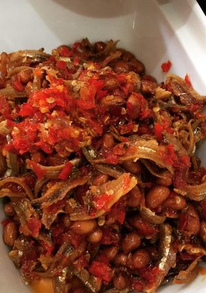 Foto resep Teri kacang balado