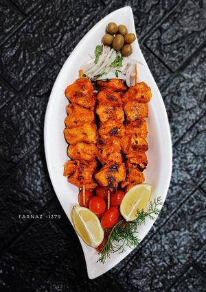 عکسی از دستور جوجه کباب عربی