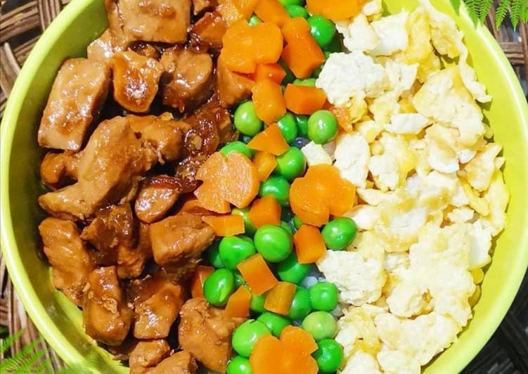 Bahan memasak Soboro Don Lezat