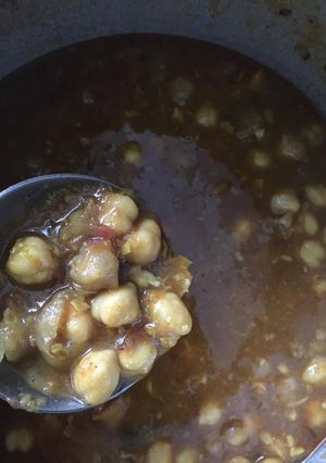 A picture of Punjabi Choley.