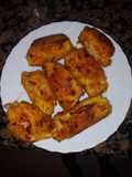 Rollitos de filetes de pollo