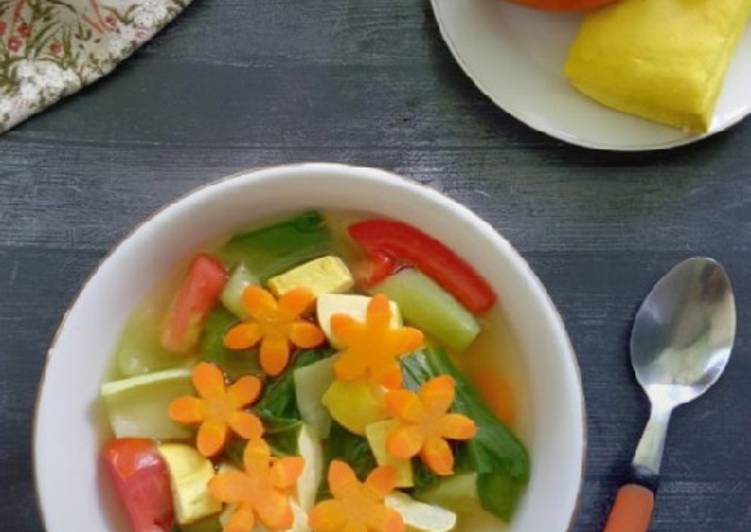 Resep Flower Rainbow Soup 💐, Lezat