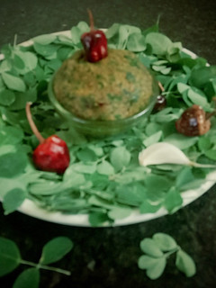 முருங்கை கீரை துவையல்(murungaikeerai thuvayal recipe in tamil) செய்முறை முக்கிய புகைப்படம்