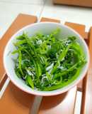 吻仔魚炒莧菜