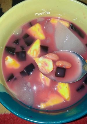 Foto resep Es kacang merah