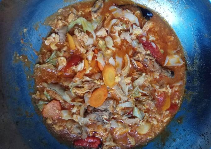 Ini dia! Resep  membuat Gongso ayam nyemek semarangan  nikmat